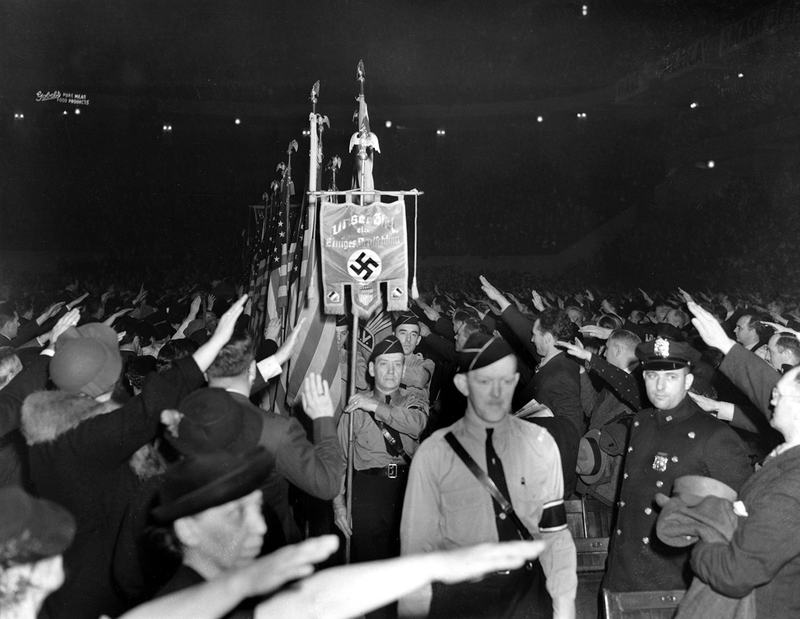 La manifestación celebrada en el Madison Square Garden. Getty